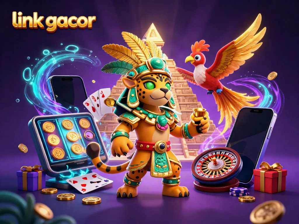 Experience the thrill of gaming with link gacor, featuring Mayan symbols and vibrant slot action.